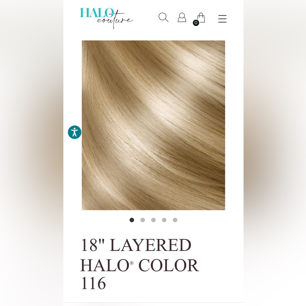 18" Layered Hair Extension - Blonde